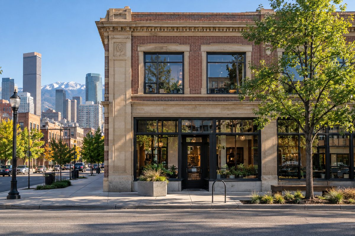 Exterior street view of 740 West Colfax Avenue in Denver, Colorado.